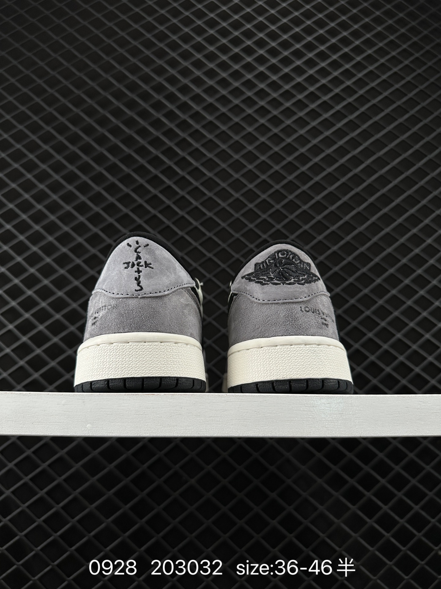 fragment design x Travis Scott x Nike Air Jordan 1 Low OG SP”Black/Green Toe“